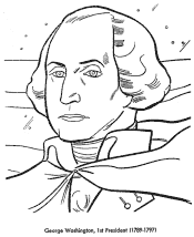 US President coloring pages