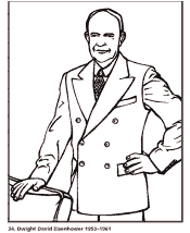 US President coloring page