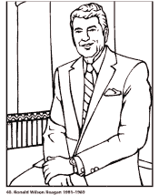 US President coloring pages