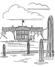 white house coloring pages