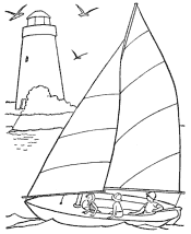 beach coloring pages