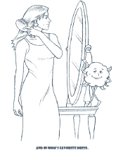 cotton coloring page
