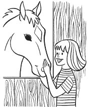 farm coloring page