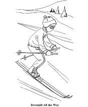 sports coloring page