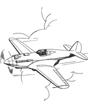 airplane coloring pages