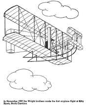 airplane coloring pages