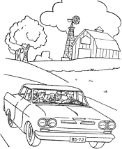 car coloring pages
